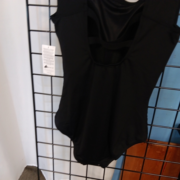NEW Lands' End Women's 12D One Piece Shapewear Black NWT $69 - Picture 3 of 5